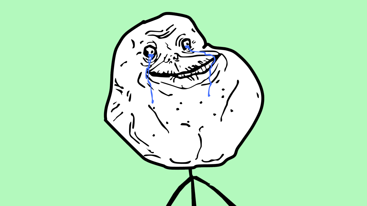 Rage Faces - Forever Alone Guy