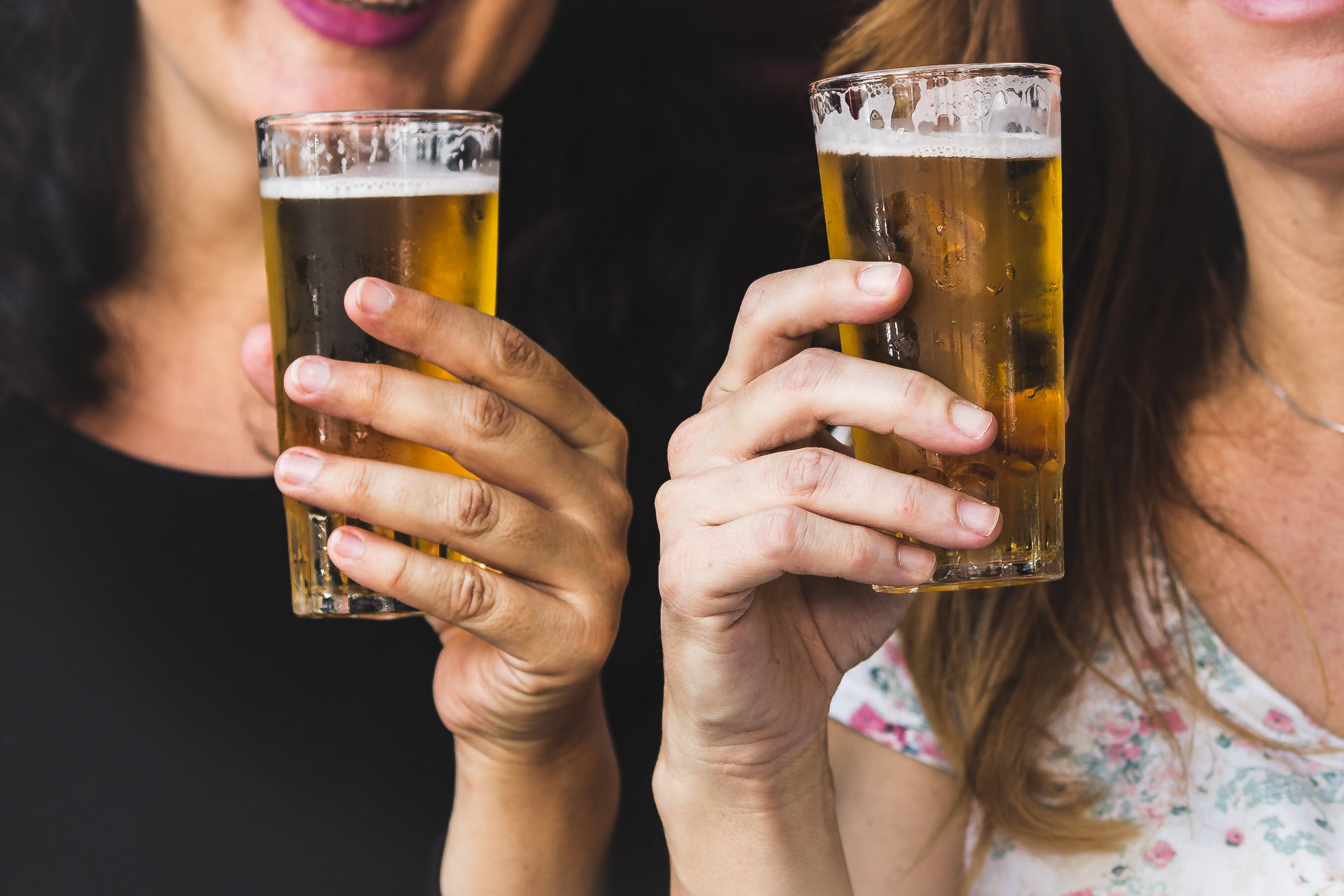 Two Women with Beer - Paloma A